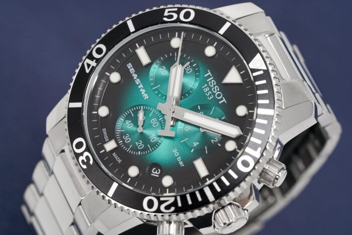 Tissot Chronograph Watch SEASTAR 1000 Green - T120.417.11.091.01 - Image 2